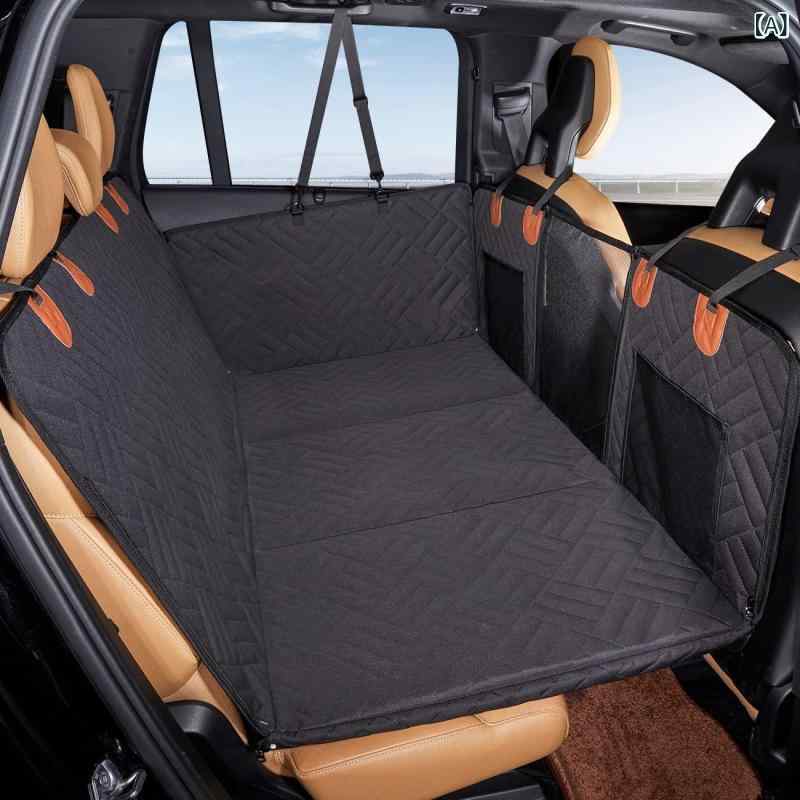 ペットカーマット、 犬 用 カー マット、 防水、 防 汚、 耐 摩耗 性、 後部 座席 車 用 取り外し 可能な 幅広 耐 荷重 マット
