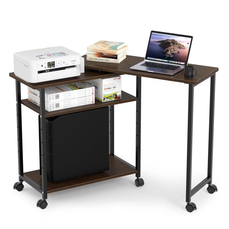 サイドテーブル DEWEL 360°自由回転 �