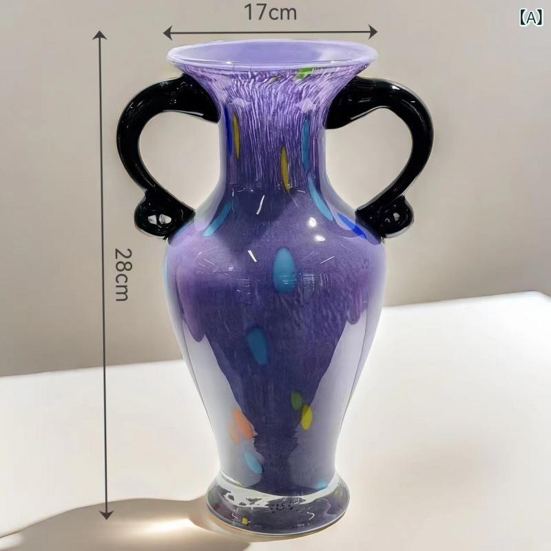 北欧 フェントン 中古 クリームレトロガラス 装飾 置物 テーブル 水 耕 栽培 フラ...