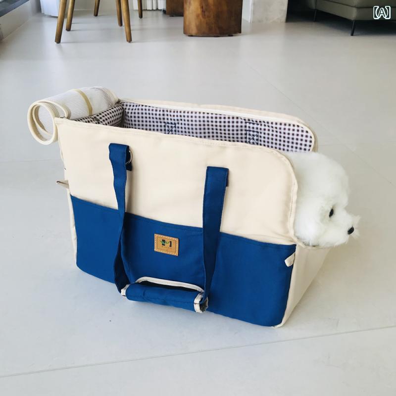 Rakuten - 新型 斜め 掛け 外出 用 犬 用 バッグ、 車載 用 ポータブル バッグ、 猫 用 バッグ、 ハンドバッグ、 越境 犬 用 ケージ 卸売 ペット 用品