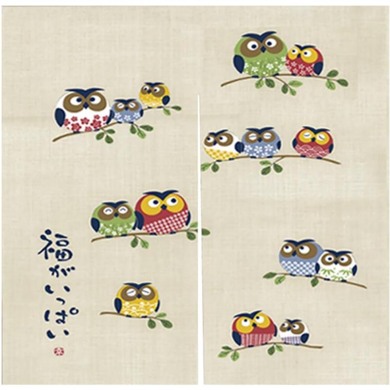 のれん 暖簾 間仕切りカーテン おしゃれ 目隠し 見えにくい 玄関 温泉 旅館 ホテル 廊下 お風呂 洗面所 トイレ オーダー可 ドアカーテン キッチ リビング 飲食店 出入り口 福がいっぱい 幅100