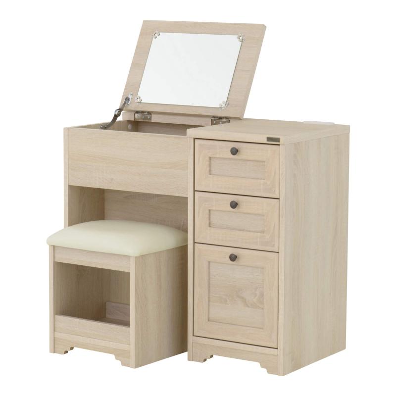 佐藤産業 ANRI デスクドレッサー 幅80cm 奥行40cm 高さ70cm