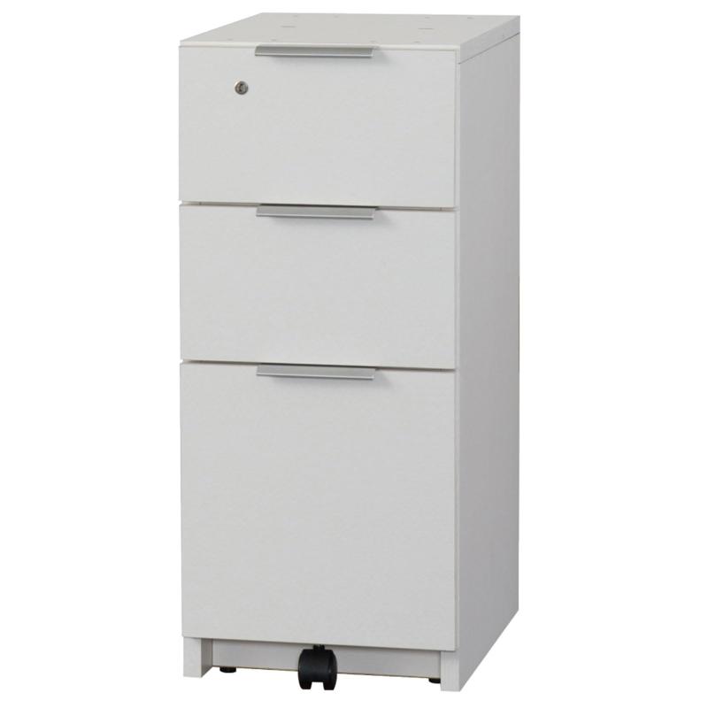 小島工芸 JD ジョイントチェスト 大 ウッディホワイト 日本製 ジョイント 組み合わせ 自由にレイアウト 6111342【サイズ】約幅31×奥行50.8×高さ71.6cm 【重量】約21kg 【素材・材質】合成樹脂化粧繊維板（オレフィン樹脂） 【生産国】日本｢選んで｣｢組み合わせる｣。リモートワークの環境構築にフィットした、多機能デスク｢JDシリーズ｣のジョイントチェストデスクや天板、シェルフなどと組み合わせて自由にレイアウトをカスタマイズ。JDシリーズのデスクの袖机にもなります。