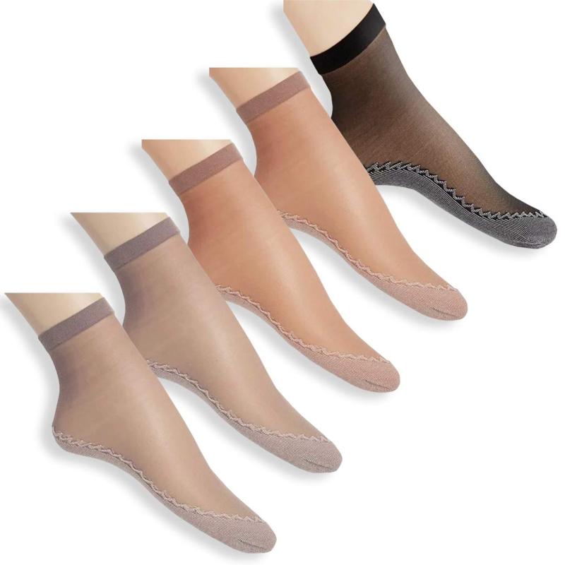 WHITE FANG(ホワイトファング) 靴下 ソックス ショート ストッキング シンプル 無地 おしゃれ 5足セット レディース SC005