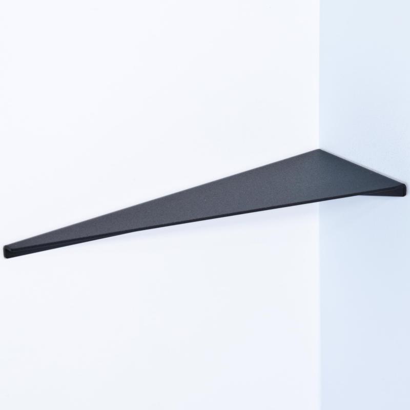 【まるでカフェ空間】 MagoroLabo コーナーシェルフ 【日本製】 壁に付けられる家具 壁を傷つけない 賃貸 壁掛け棚 黒 白 三角形 TETUTO ML-118 ML-119