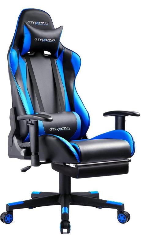GTRacing ゲーミングチェア オフィスチェア デスクチェア ゲーミングチェア クッション ゲーム用チェア..