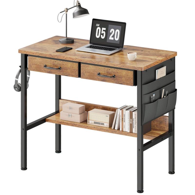 Maihail デスク 机 pcデスク desk 桌子 パソコンデスク コンパクト 一人暮らし 家具 table 学習机 引き..