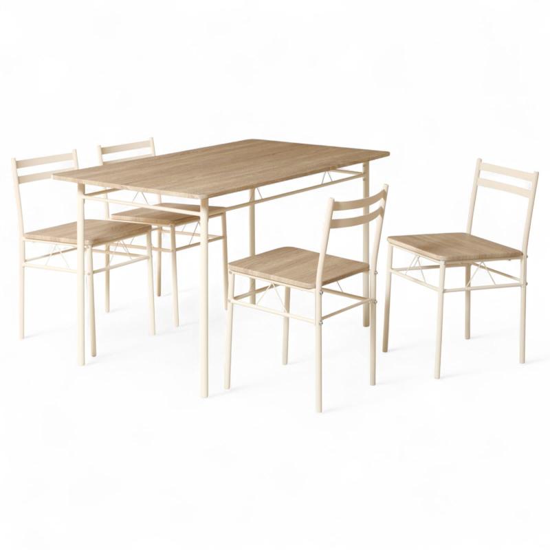 J-kitchens ダイニング5点セット ナチュラル テーブル