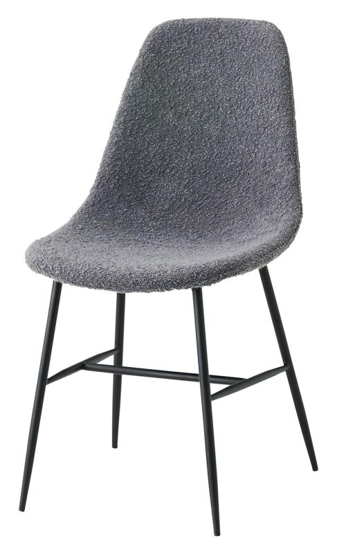 桜屋工業 ダイニングチェア DC-159-MF 2脚入り スモークグレー（張地：Lex)