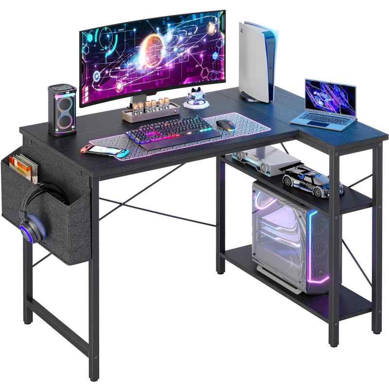 TIQLAB ゲーミングデスク パソコンデ