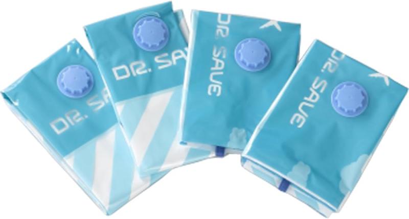 ヤザワコーポレーション トラベル用 真空圧縮セット (TVR60)用 圧縮袋セット (M ×2枚・L ×2枚) TVR61