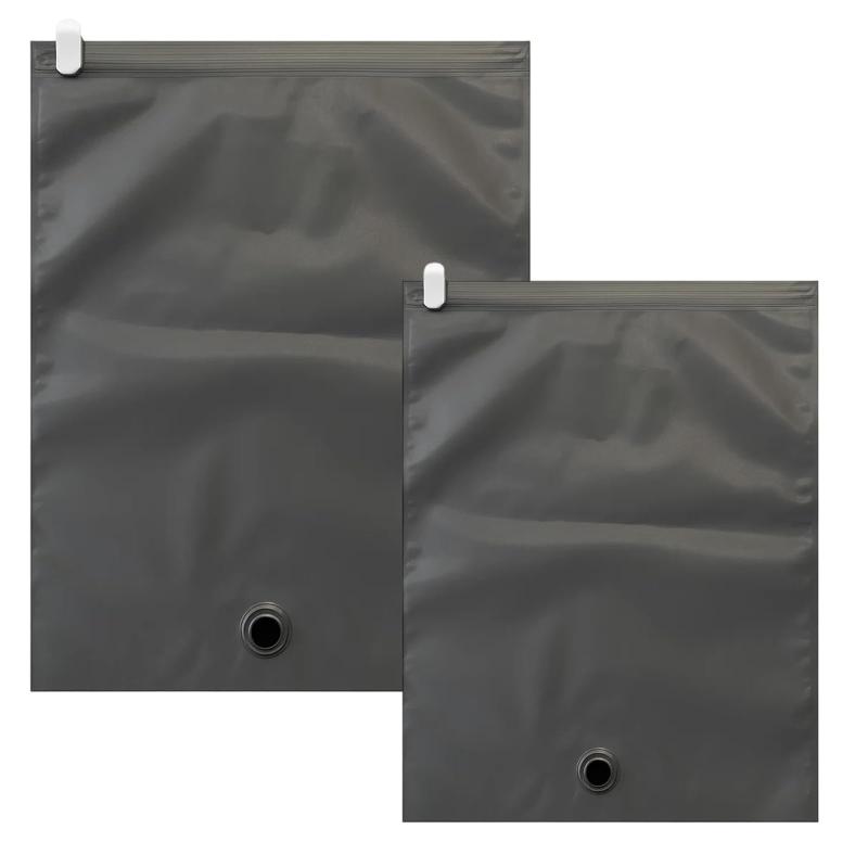 ZTFT 圧縮袋 旅行 2枚セット 衣類 用圧縮袋 オックスフォード生地+PE材質で耐久性 真空圧縮 出張や季節..