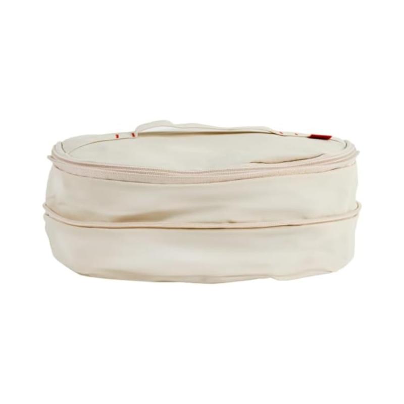 re ens エバーグリーンD型圧縮ポーチ 旅行用圧縮袋 トラベルポーチ 圧縮ポーチ 収納ポーチ 圧縮袋 旅行 出張 圧縮 ファスナー おしゃれ..