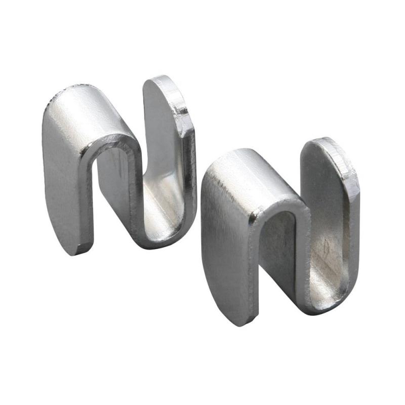 ドウシシャ ルミナスラック スチールラック 棚板連結パーツ 連結金具 コネクター 2個セット ポール径19..