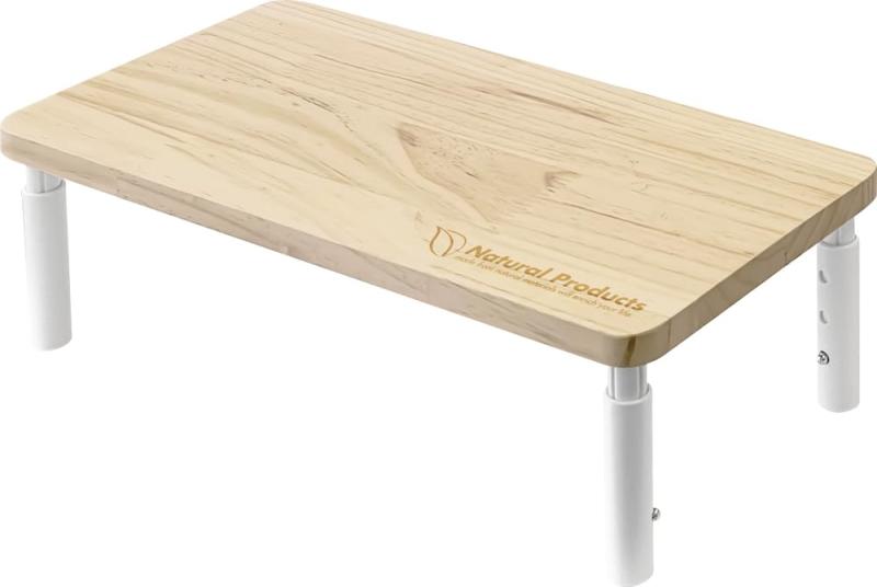 トレードワン(TRADE ONE) マルチテーブル 高さ調節可能12cm~16cm 子ども机 学習机 組立簡単 軽量 コンパクト 天然木