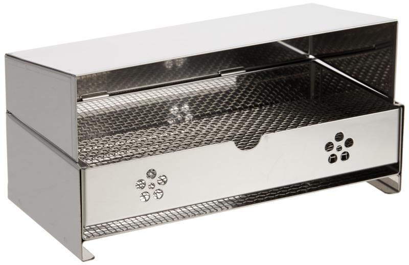 ナカムラ商事 【お墓用線香立】 ステンレス屋根付線香皿Sタイプ