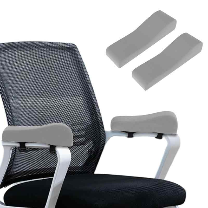 Shapeazy オフィスチェアアームレストパッドカバー 2枚パック アームレストパッド 低反発素材肘枕付き 前腕の圧力を緩和 オフィスチェア用アームレストカバー 車いす 快適なゲーミングチェ