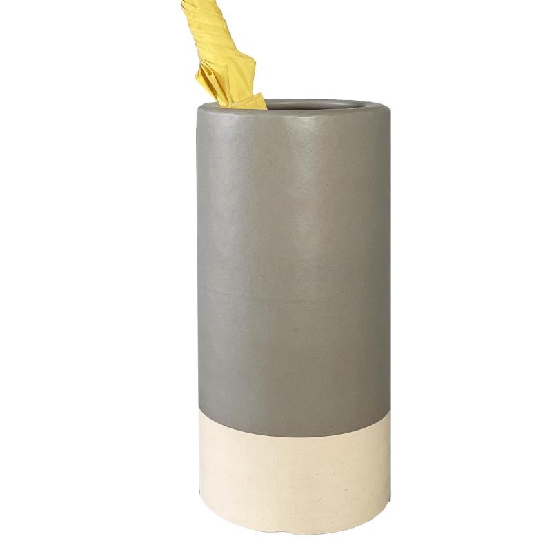 ライトブルー Mサイズ 【 mahr ceramics 】 陶器 人気 シンプル スリム おしゃれ 北欧 コンパクト 傘立 ギフト プレゼント 新築祝い 引越し祝い 青 LB-M