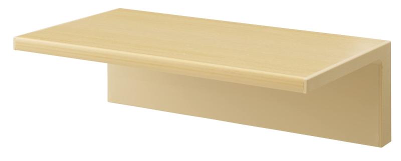 レック(LEC) SOROU ウォールラック 木目調 日本製/ドライバー不要/水に強い樹脂製