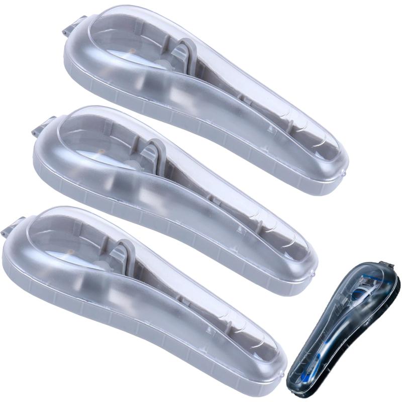 HAMILO T字カミソリ用ケース 携帯 旅行 出張 シェーバー 3個セット