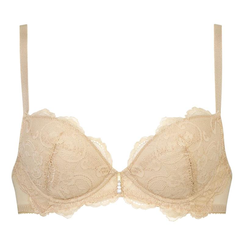 ワコール Wacoal サルート Salute series00 P-UP 3/4カップ ブラジャー GHI プッシュアップブラ 谷間 大きいサイズ 単品