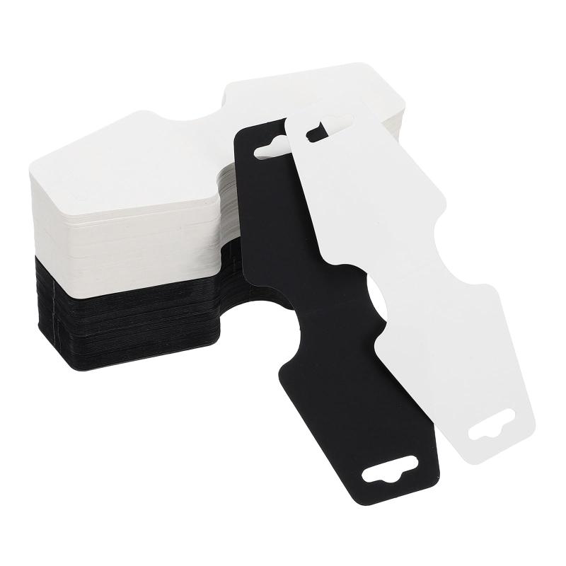 PATIKIL ネックレス＆ブレスレットディスプレイカード200枚宝石ブ ランクカードホルダー宝石パッケージ..