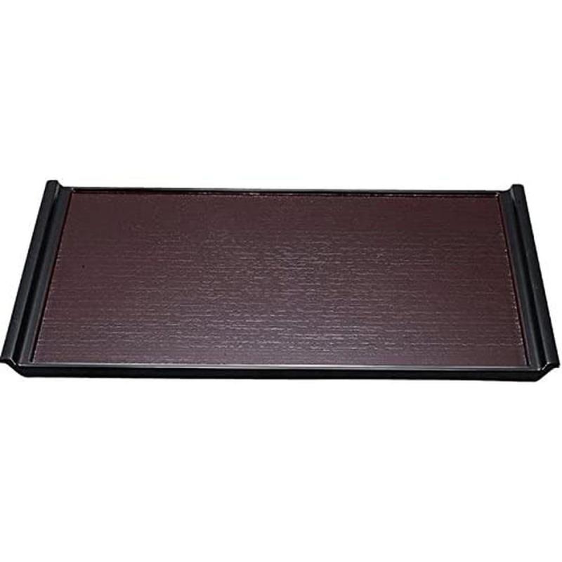 J-kitchens お盆 尺4木目フライト 盆 新溜渕黒SL(約 42.5 x 30.1 x 2cm) 日本製
