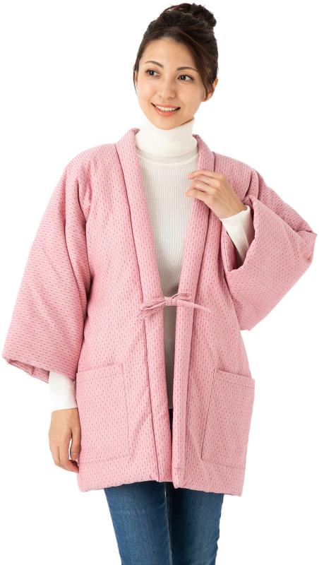 綿の郷(ワタノサト) 綿入り久留米はんてん 日本製 久留米織 女性用