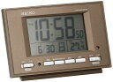 SEIKO CLOCK (セイコークロック) 目覚まし時計 自動点灯 電波 デジタル カレンダー・温度表示 夜でも見える