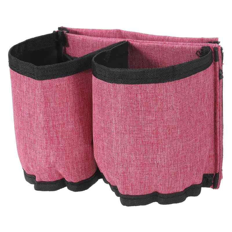 PATIKIL 荷物用旅行カップホルダー フリーハンドドリンクキャリア スーツケース ドリンクホルダー 荷物用カップキャディ 旅行者用アクセサリー ローズレッド