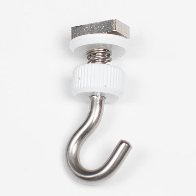 ピクチャーレール ルーミー 天井付け用 後入固定フックA3 ホワイト 部材単品販売 JQ3