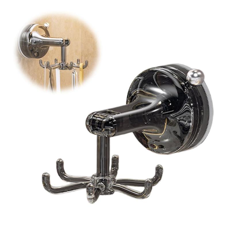 YUHENGCT キッチンツールフック キッチン 収納 強力吸盤 フック キッチン用品 調理器具収納 360°回転可..