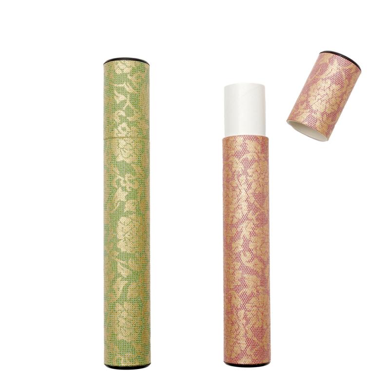 リュウコドウ 線香入れ 線香ケース お線香 お墓参り お盆 紙管線香ケース(2色組)