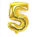 ちょうど良い大きさ 数字バルーン ゴールド 誕生日 ウェディング パーティーに