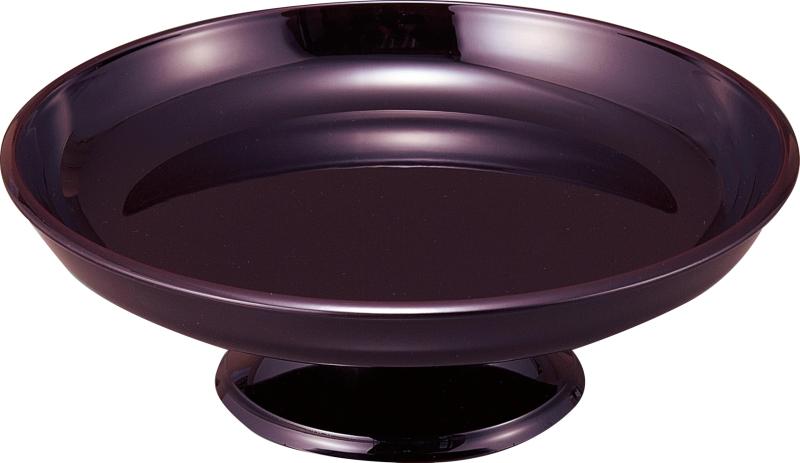 丸供物台 3.5寸山中漆器 国産 日本製 コンパクト お供え 和風 モダン 法事 供養 ディスプレイ 和室 モ..