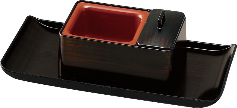 サンメニーじあい 慈愛 香炉 焼香盆セット 木目色 ふち金サンメニー 本格 香炉 お盆付き 5 回し焼香 山中漆器 日本製 お盆 お彼岸 法要 インセンス 仏具 現代仏壇 お仏壇 お供え お焼香 線香