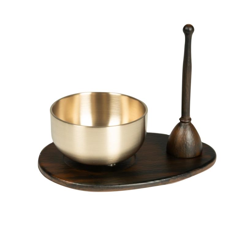 サンメニー ミニ おりん セット 本格 使いやすい 2.3寸 日本製 りん 仏壇りん 現代 仏具 小さい 可愛い メモリンセット ウォールナット..