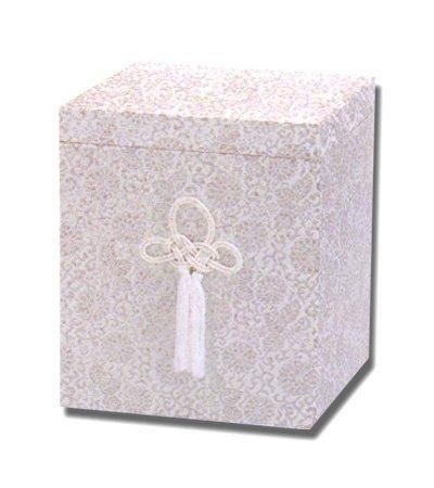 上金張箱 ヌキナシ箱 / 銀 / 4寸用 / 骨箱 骨壷 カバー / 直葬 家族葬 分骨 手元供養 納骨 ペット 可 /..