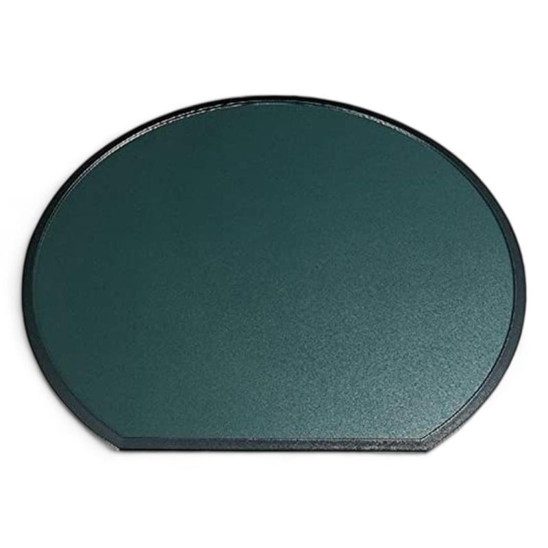 J-kitchens お盆 尺5 雲流両面半月 トレー （ 盆 トレイ おぼん ） グリーン タタキ／ 朱 レッド布目 4..