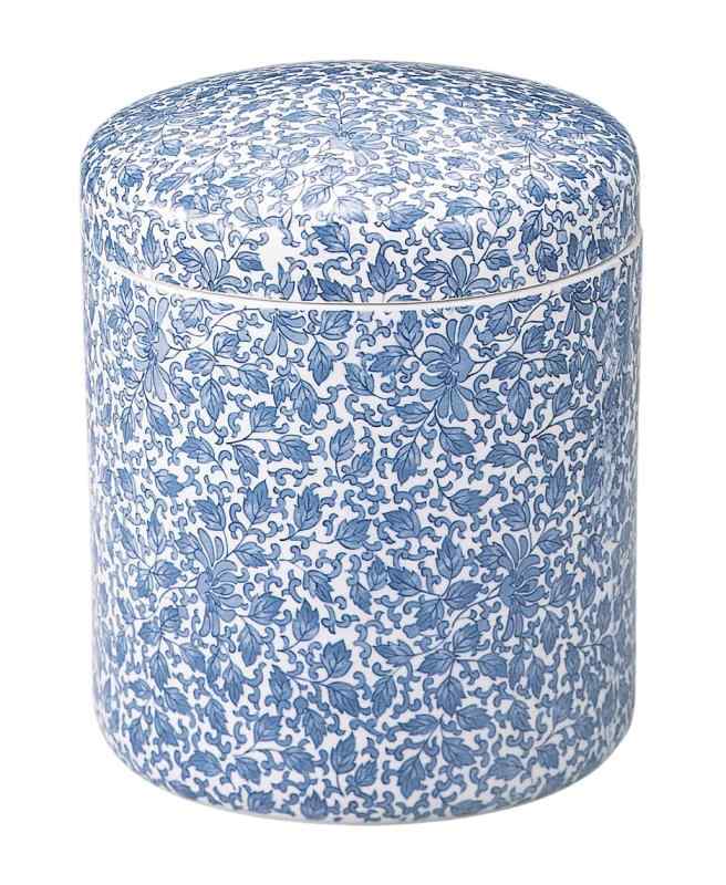 骨壺 花柄 総唐草 [ 6寸 ] | 仏具 仏壇用品 手元供養 骨壷