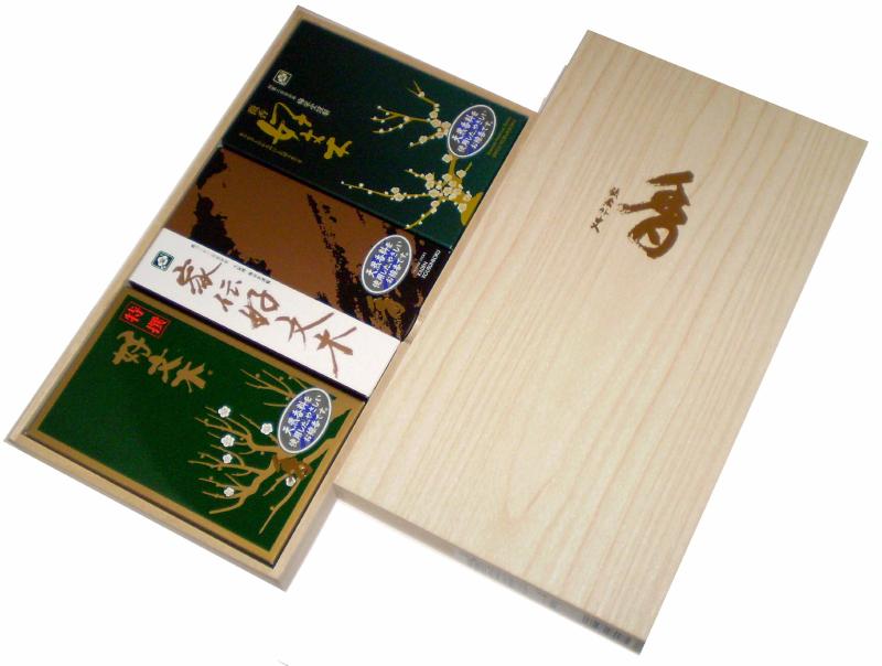 梅栄堂のお線香 好文木 沈香かおりくらべ