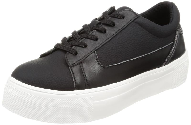 [ミオノティス] オックスフォード ロテークレザースニーカー レディース ブラック 23.5 cm 2E