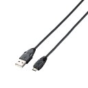 ELECOM USB2.0ケーブル A-microBタイプ ノーマル ブラック U2C-AMBシリーズ