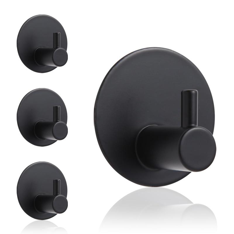 【4個入り】フック 粘着 壁掛けフック 耐荷重約7KG 壁掛けフック キッチン 玄関 洗面所 オフィス用 カ..