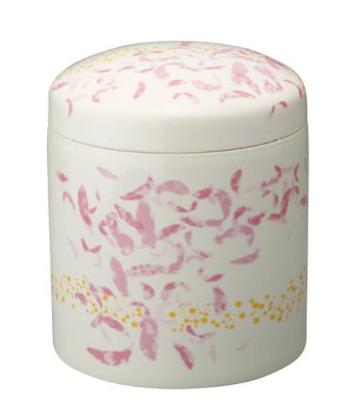 骨壺 エンジェルウィング ピンク [ 7寸 ] | 仏具 仏壇用品 手元供養 骨壷