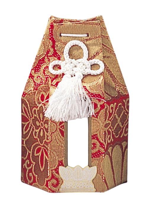 分骨袋 並金襴分骨袋 赤 [ 2.3寸壺用 ] | 仏具 仏壇用品 手元供養 骨壷用