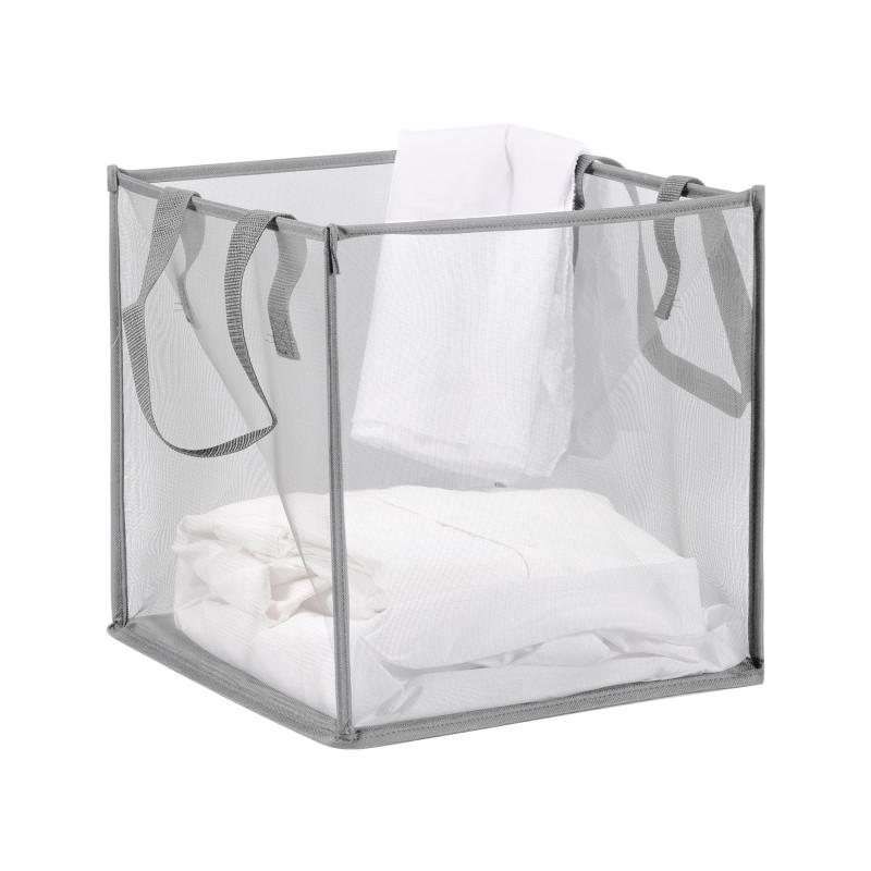 Annhua ランドリーバスケット 洗濯カゴ 折りたたみ メッシュ