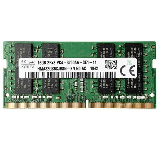MCPNAND SK Hynix HMA82GS6CJR8N-XN 16GB DDR4 3200 16GB 2Rx8 PC4-3200AA-SE1-11 ノートパソコン用 MCPNAND SK Hynix HMA82GS6CJR8N-XN 16GB DDR4 3200 16GB 2Rx8 PC4-3200AA-SE1-11 ノートパソコン用