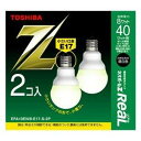 東芝 品 2個パック 電球形蛍光灯 《ネオボールZ リアル》 A形 ミニクリプトン電球40Wタイプ 3波長形昼白色 E17口金 EFA10EN/8-E17-S-2P