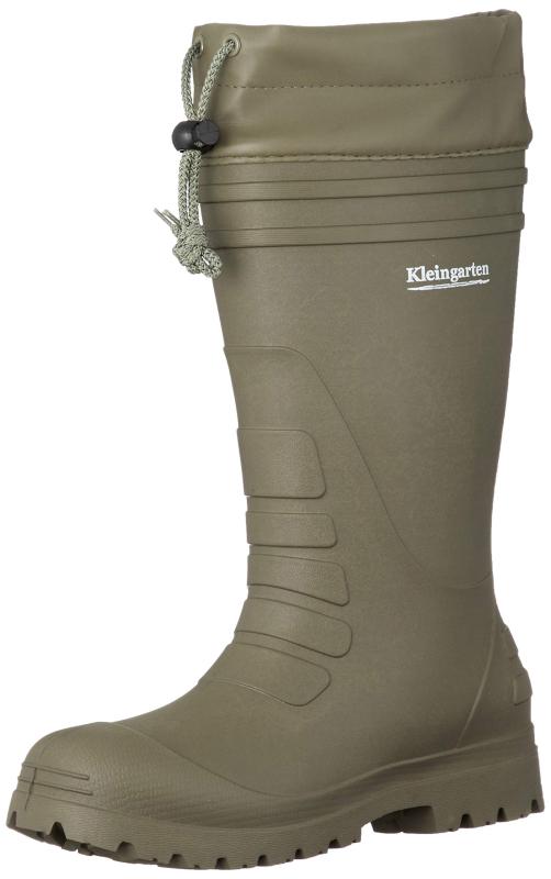 [kleingarten(クラインガルテン)] 長靴 婦人 軽量カバー付長靴 エンボス調インソール入り レディース ブラウン 25.0~25.5 cm